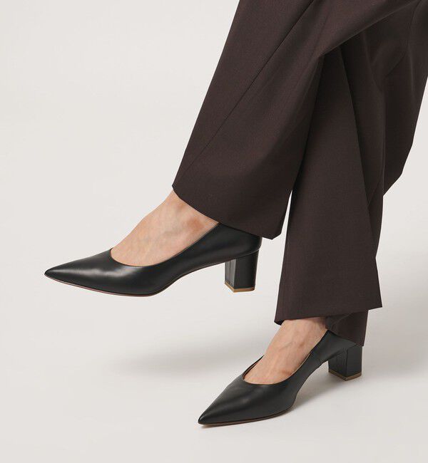 UNITED ARROWS「EVERY ポインテッド チャンキーヒール パンプス」|パンプス|