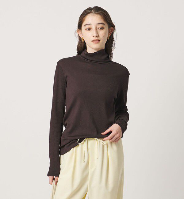UNITED ARROWS「コットン テレコ タートル カットソー」|Tシャツ・カットソー|