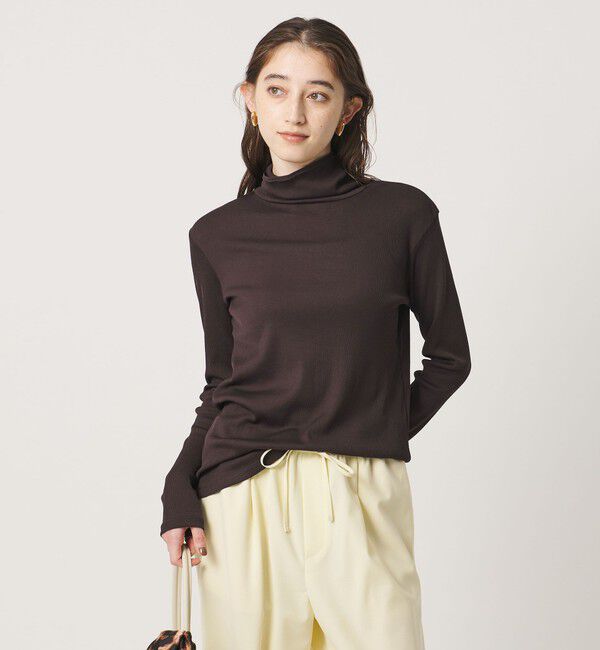 UNITED ARROWS「コットン テレコ タートル カットソー」|Tシャツ・カットソー|