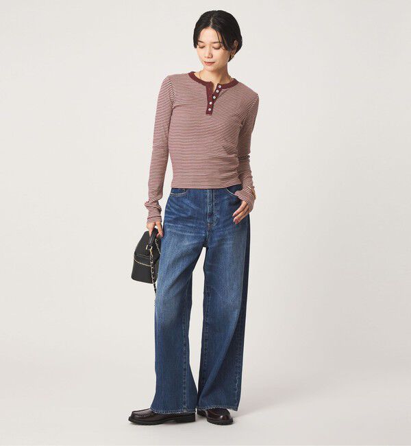 UNITED ARROWS green label relaxing「【別注】＜Robert P. Miller＞ ヘンリーネック ロングスリーブ カットソー」|Tシャツ・カットソー|