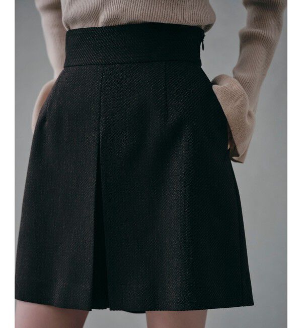 EMMEL REFINES「＜EMMEL REFINES＞EM ツイードライク ショート パンツ」|その他|BLACK