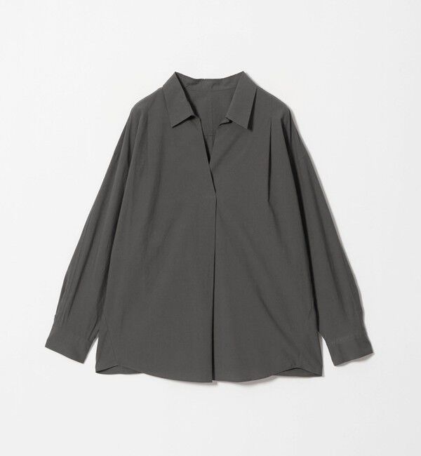 UNITED ARROWS green label relaxing「スキッパー ドルマン シャツ」|シャツ・ブラウス|DK.GRAY