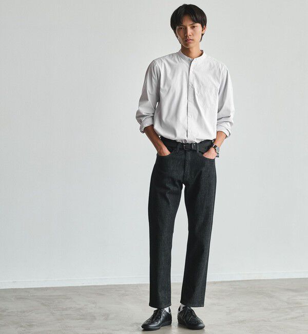 UNITED ARROWS green label relaxing「MULTI FUNCTION ピンオックス バンドカラー 長袖シャツ -UVカット・吸水速乾・遮熱-」|シャツ・ブラウス|