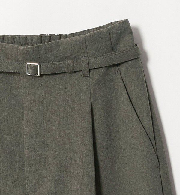UNITED ARROWS green label relaxing「［size SHORT/TALLあり］ライト ダブルクロス ワイド パンツ」|スラックス|
