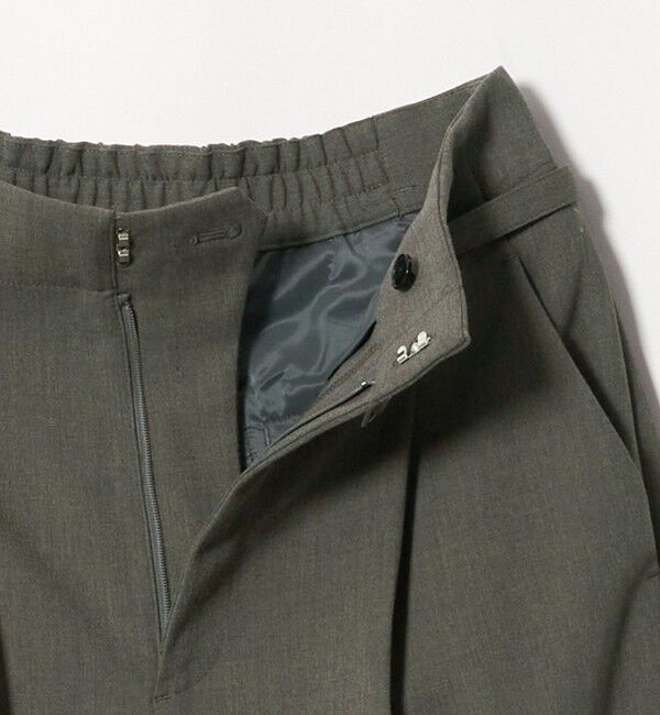UNITED ARROWS green label relaxing「［size SHORT/TALLあり］ライト ダブルクロス ワイド パンツ」|スラックス|