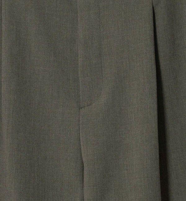 UNITED ARROWS green label relaxing「［size SHORT/TALLあり］ライト ダブルクロス ワイド パンツ」|スラックス|