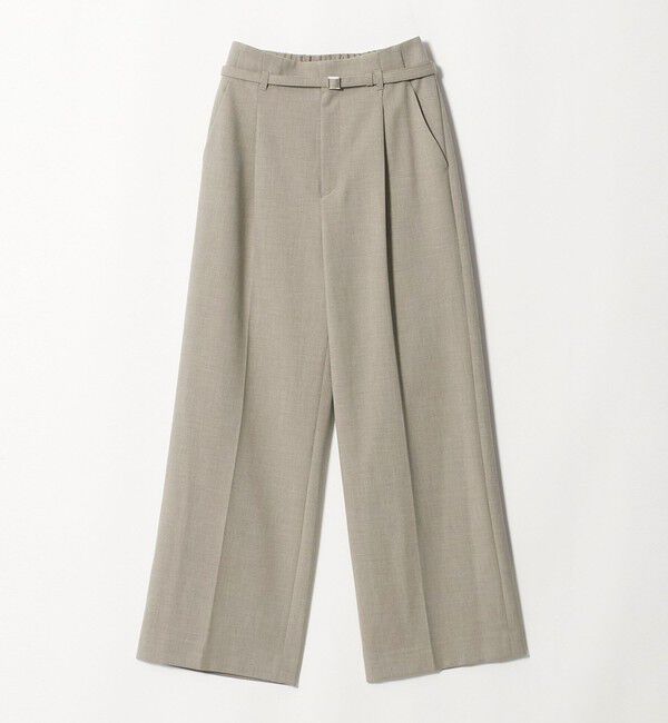 UNITED ARROWS green label relaxing「［size SHORT/TALLあり］ライト ダブルクロス ワイド パンツ」|スラックス|
