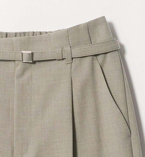 UNITED ARROWS green label relaxing「［size SHORT/TALLあり］ライト ダブルクロス ワイド パンツ」|スラックス|