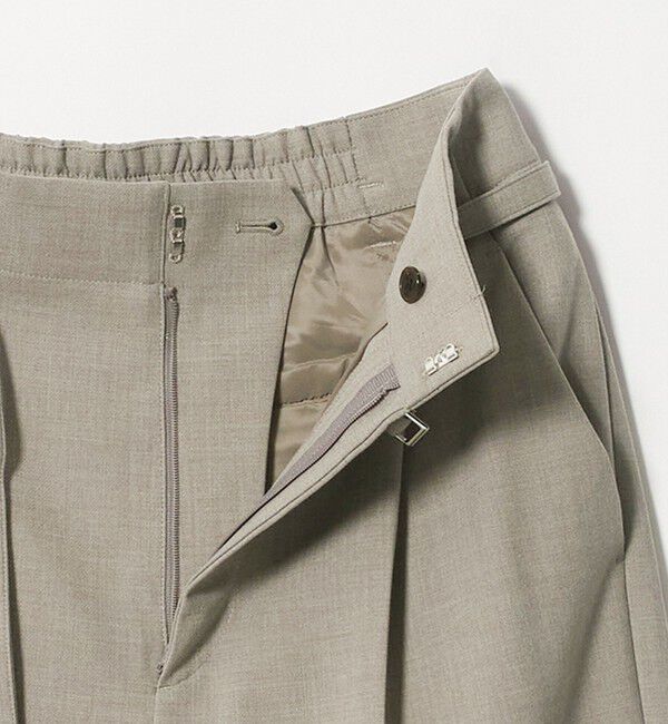 UNITED ARROWS green label relaxing「［size SHORT/TALLあり］ライト ダブルクロス ワイド パンツ」|スラックス|