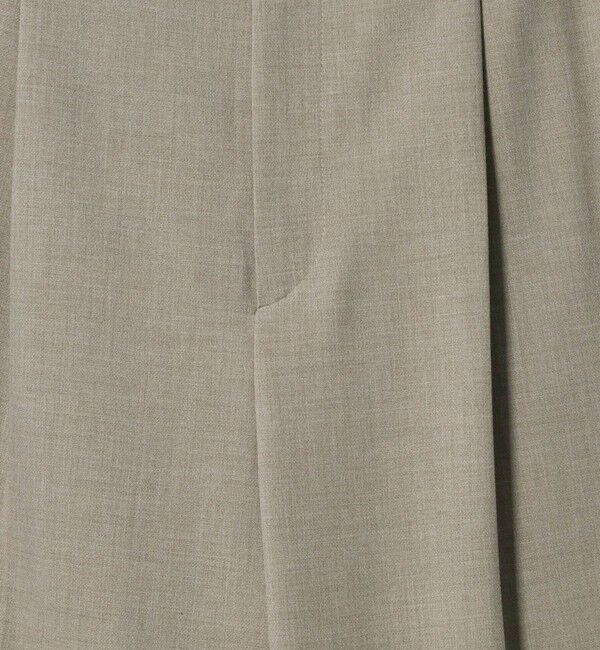 UNITED ARROWS green label relaxing「［size SHORT/TALLあり］ライト ダブルクロス ワイド パンツ」|スラックス|