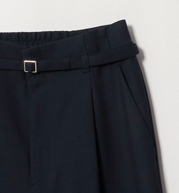 UNITED ARROWS green label relaxing「［size SHORT/TALLあり］ライト ダブルクロス ワイド パンツ」|スラックス|