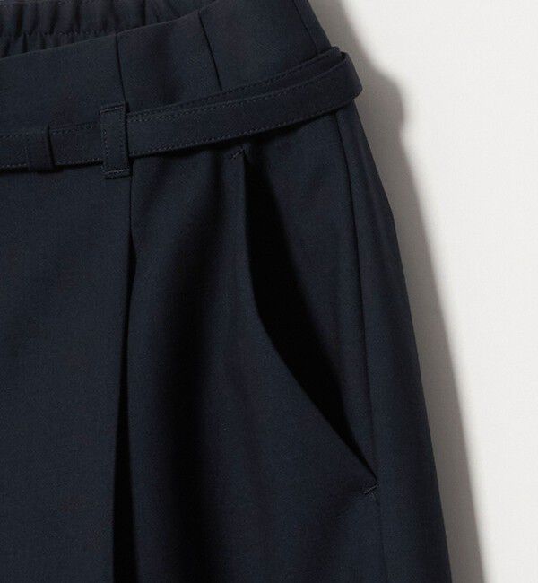 UNITED ARROWS green label relaxing「［size SHORT/TALLあり］ライト ダブルクロス ワイド パンツ」|スラックス|