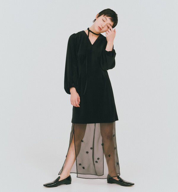 UNITED ARROWS green label relaxing「＜GLR_MINE＞ビジュー キャミソール ワンピース」|ワンピース|