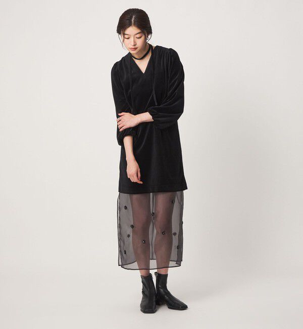 UNITED ARROWS green label relaxing「＜GLR_MINE＞ビジュー キャミソール ワンピース」|ワンピース|