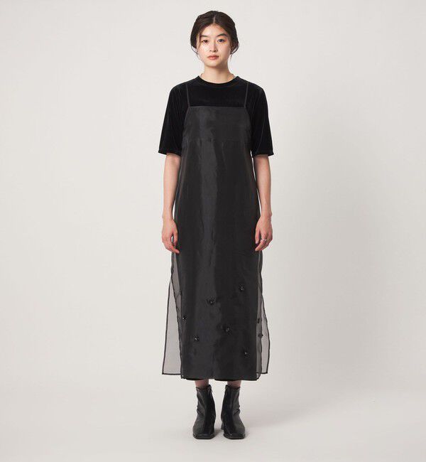 UNITED ARROWS green label relaxing「＜GLR_MINE＞ビジュー キャミソール ワンピース」|ワンピース|