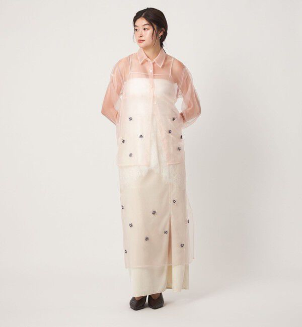 UNITED ARROWS green label relaxing「＜GLR_MINE＞ビジュー キャミソール ワンピース」|ワンピース|