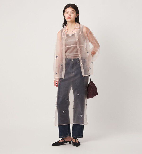 UNITED ARROWS green label relaxing「＜GLR_MINE＞ビジュー キャミソール ワンピース」|ワンピース|