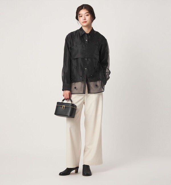 UNITED ARROWS green label relaxing「＜GLR_MINE＞ビジュー シャツ＆ビスチェ セット」|シャツ・ブラウス|
