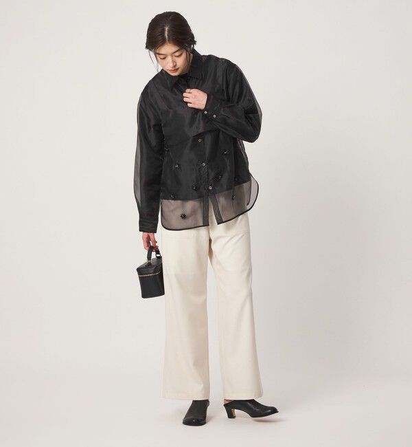UNITED ARROWS green label relaxing「＜GLR_MINE＞ビジュー シャツ＆ビスチェ セット」|シャツ・ブラウス|