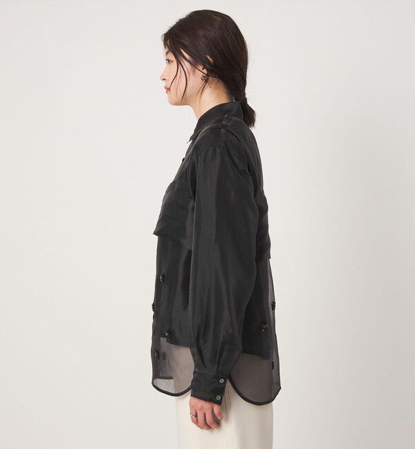 UNITED ARROWS green label relaxing「＜GLR_MINE＞ビジュー シャツ＆ビスチェ セット」|シャツ・ブラウス|