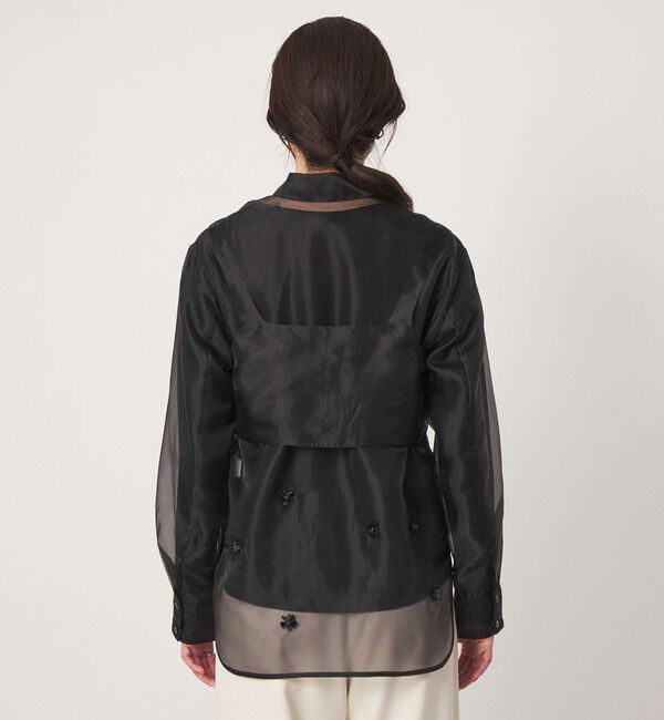 UNITED ARROWS green label relaxing「＜GLR_MINE＞ビジュー シャツ＆ビスチェ セット」|シャツ・ブラウス|