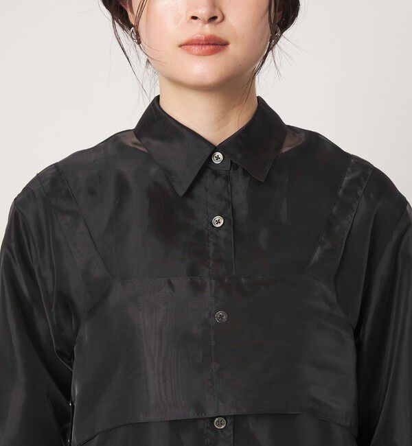 UNITED ARROWS green label relaxing「＜GLR_MINE＞ビジュー シャツ＆ビスチェ セット」|シャツ・ブラウス|