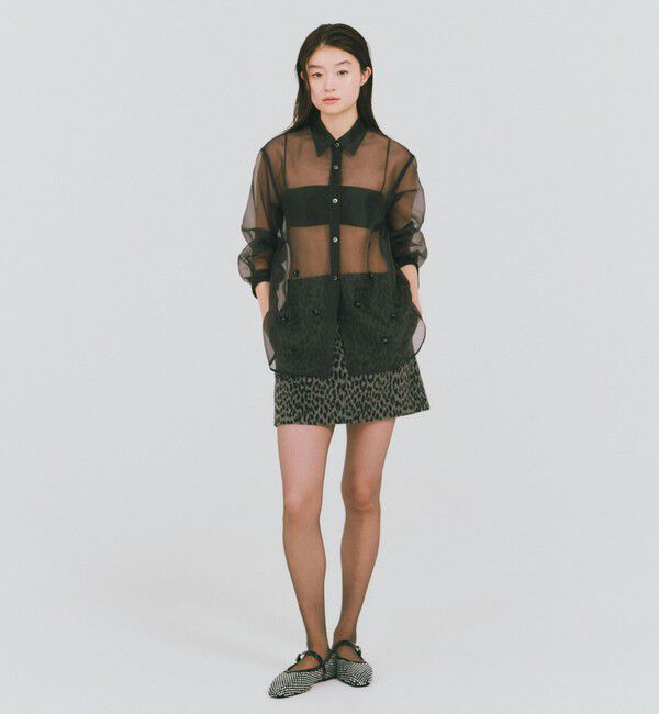 UNITED ARROWS green label relaxing「＜GLR_MINE＞ビジュー シャツ＆ビスチェ セット」|シャツ・ブラウス|