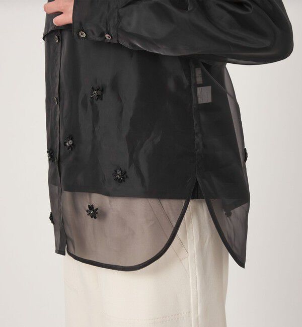 UNITED ARROWS green label relaxing「＜GLR_MINE＞ビジュー シャツ＆ビスチェ セット」|シャツ・ブラウス|
