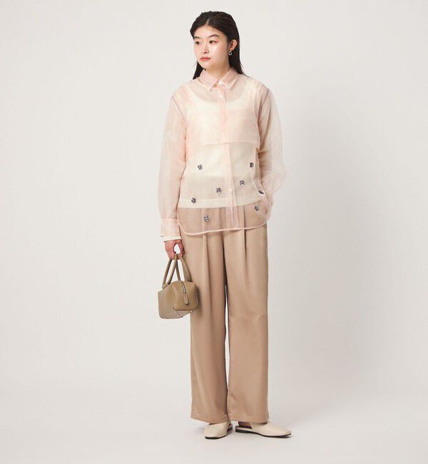 UNITED ARROWS green label relaxing「＜GLR_MINE＞ビジュー シャツ＆ビスチェ セット」|シャツ・ブラウス|