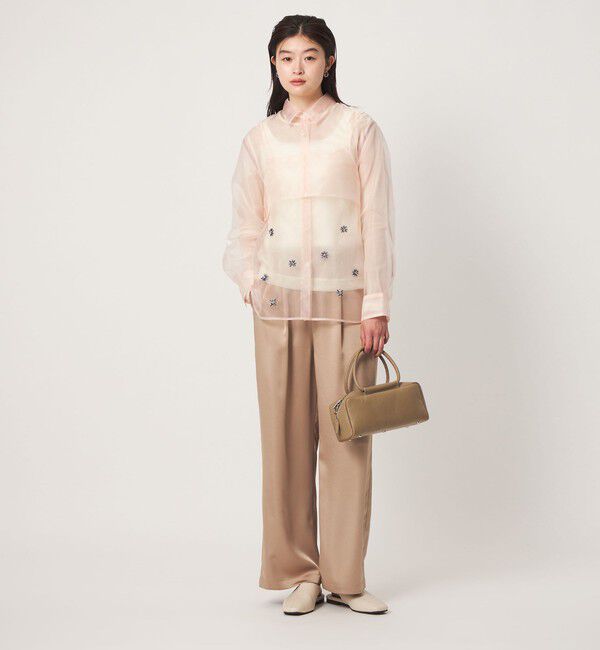 UNITED ARROWS green label relaxing「＜GLR_MINE＞ビジュー シャツ＆ビスチェ セット」|シャツ・ブラウス|