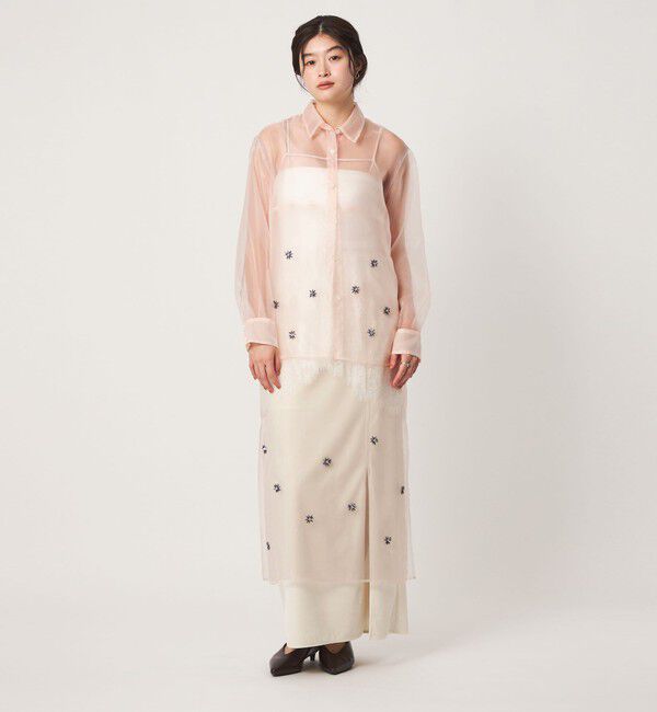 UNITED ARROWS green label relaxing「＜GLR_MINE＞ビジュー シャツ＆ビスチェ セット」|シャツ・ブラウス|