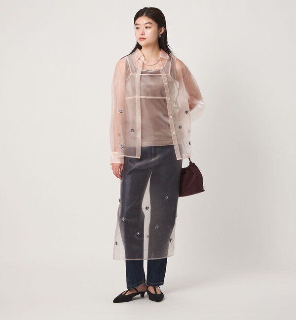UNITED ARROWS green label relaxing「＜GLR_MINE＞ビジュー シャツ＆ビスチェ セット」|シャツ・ブラウス|