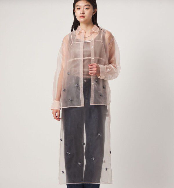 UNITED ARROWS green label relaxing「＜GLR_MINE＞ビジュー シャツ＆ビスチェ セット」|シャツ・ブラウス|