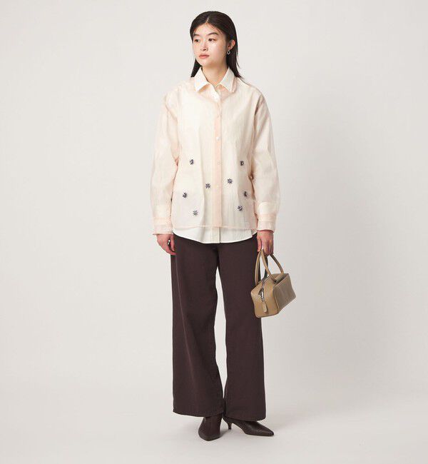 UNITED ARROWS green label relaxing「＜GLR_MINE＞ビジュー シャツ＆ビスチェ セット」|シャツ・ブラウス|