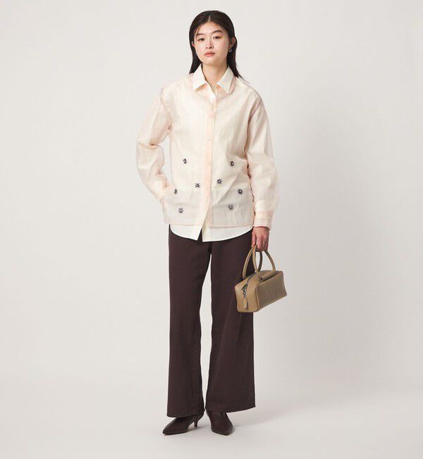 UNITED ARROWS green label relaxing「＜GLR_MINE＞ビジュー シャツ＆ビスチェ セット」|シャツ・ブラウス|