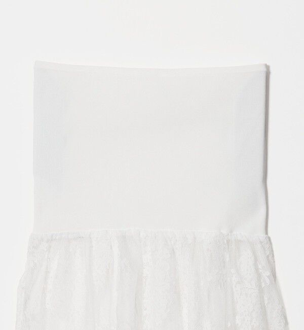 UNITED ARROWS green label relaxing「＜GLR_MINE＞レース ドッキング ニット ビスチェ」|ベスト・ジレ|