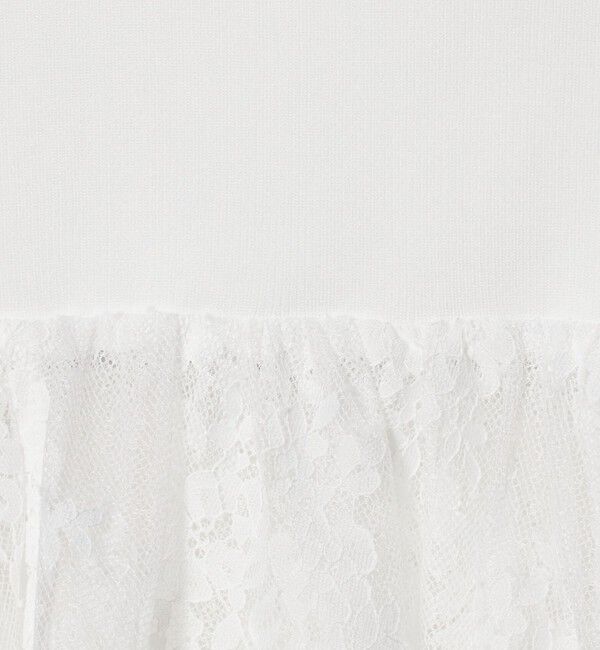 UNITED ARROWS green label relaxing「＜GLR_MINE＞レース ドッキング ニット ビスチェ」|ベスト・ジレ|