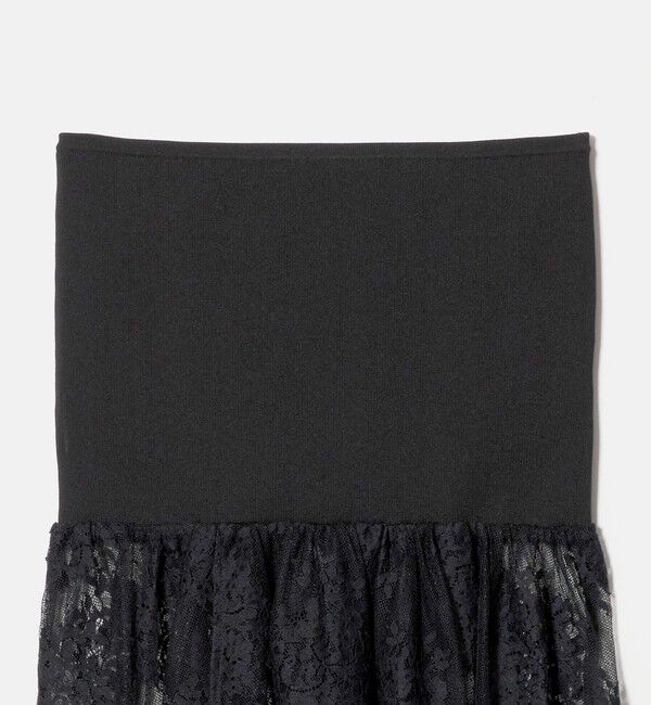 UNITED ARROWS green label relaxing「＜GLR_MINE＞レース ドッキング ニット ビスチェ」|ベスト・ジレ|