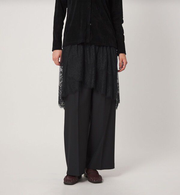 UNITED ARROWS green label relaxing「＜GLR_MINE＞レース ドッキング ニット ビスチェ」|ベスト・ジレ|
