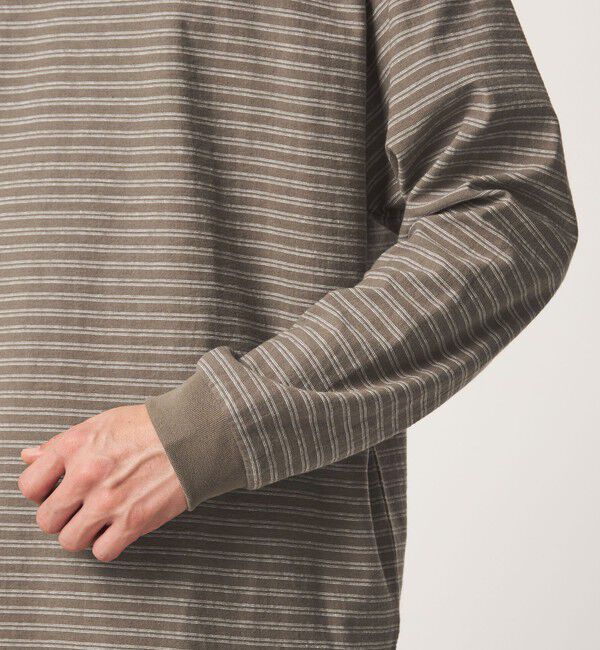 UNITED ARROWS green label relaxing「ラフ ボーダー クルーネック 長袖 Tシャツ」|Tシャツ・カットソー|
