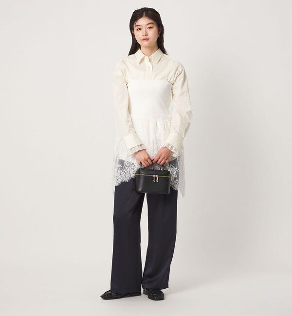 UNITED ARROWS green label relaxing「＜GLR_MINE＞プリーツスリーブ シェイプ シャツ」|シャツ・ブラウス|