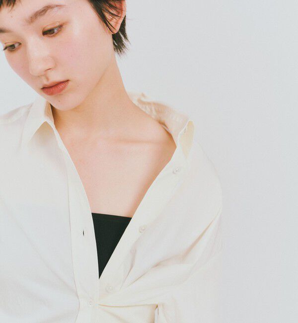 UNITED ARROWS green label relaxing「＜GLR_MINE＞プリーツスリーブ シェイプ シャツ」|シャツ・ブラウス|