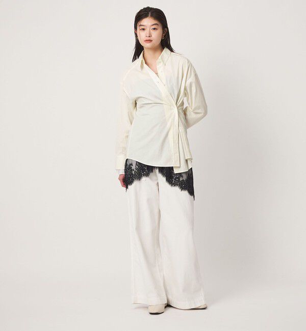 UNITED ARROWS green label relaxing「＜GLR_MINE＞プリーツスリーブ シェイプ シャツ」|シャツ・ブラウス|
