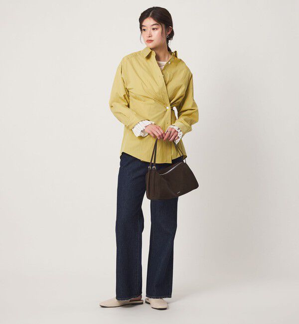 UNITED ARROWS green label relaxing「＜GLR_MINE＞プリーツスリーブ シェイプ シャツ」|シャツ・ブラウス|