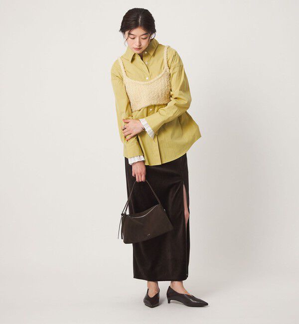 UNITED ARROWS green label relaxing「＜GLR_MINE＞プリーツスリーブ シェイプ シャツ」|シャツ・ブラウス|