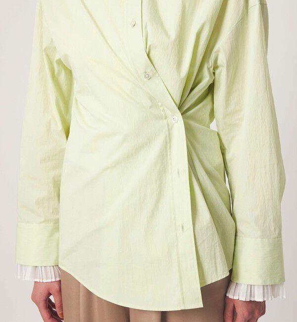 UNITED ARROWS green label relaxing「＜GLR_MINE＞プリーツスリーブ シェイプ シャツ」|シャツ・ブラウス|