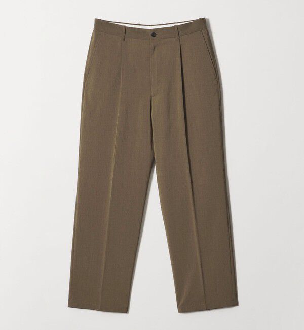 STEVEN ALAN「＜Steven Alan＞ RENURMY アウト ワンプリーツ スラックス」|スラックス|DK.BROWN
