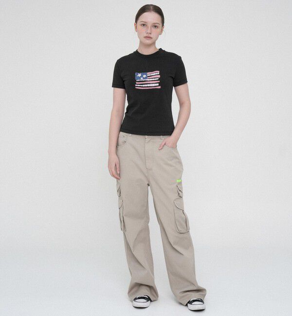 NICE WEATHER「＜PETER＞USA FLAG Tシャツ」|Tシャツ・カットソー|