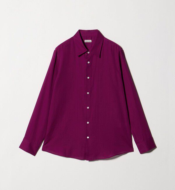 STEVEN ALAN「＜Steven Alan＞ドビー サテン シャツ」|シャツ・ブラウス|