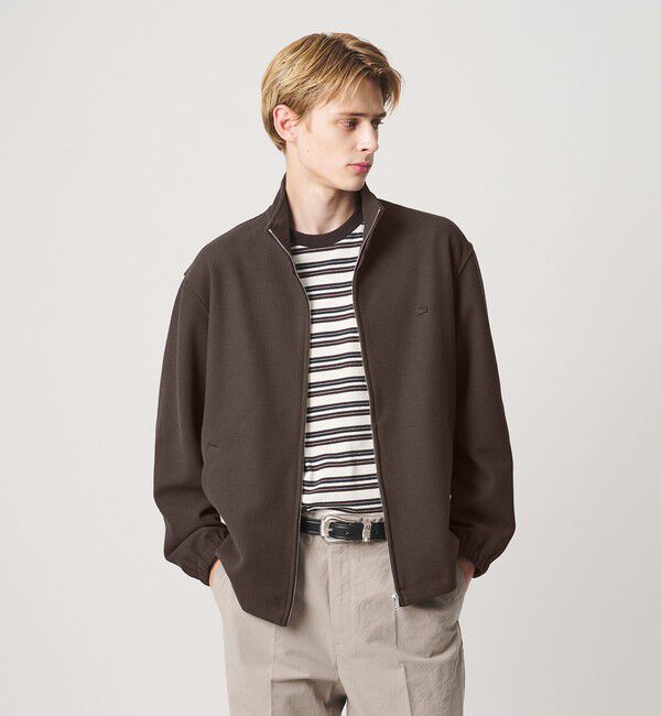 BEAUTY&YOUTH UNITED ARROWS「＜LACOSTE for BEAUTY&YOUTH＞ ワントーン ジップ ブルゾン」|カーディガン|